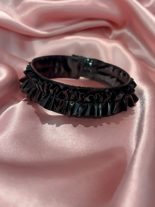 Black Pleather Vinyl Choker